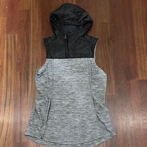 The North Face Black and Gray Hooded Jacket
